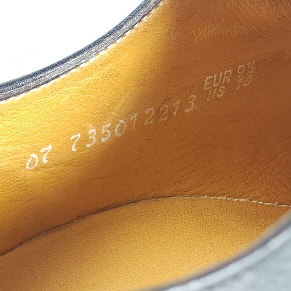 Mephisto Men's Phoebus US10 Black Leather Goodyear-Welt Comfort Dress Shoes - Picture 12 of 16